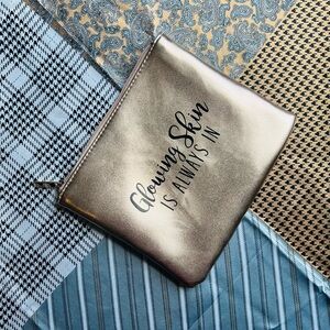 Gold Cosmetic Pouch